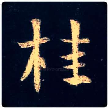 桂毛笔行书写法,摘自唐怀仁集王羲之圣教序