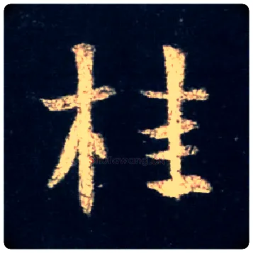 桂毛笔行书写法,摘自唐怀仁集王羲之圣教序