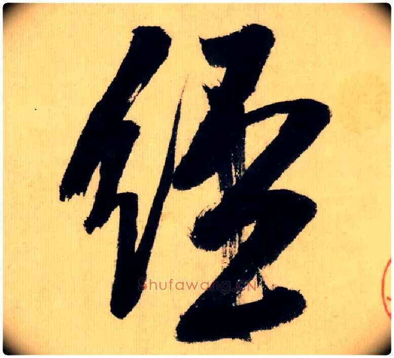经毛笔行书写法,摘自宋米芾多景楼诗帖