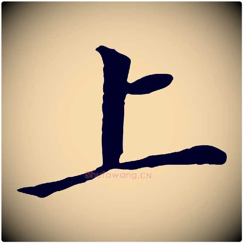 上毛笔行书写法,摘自明代董其昌跋孝经
