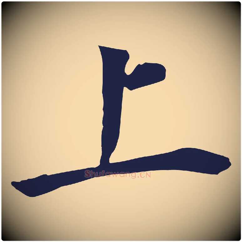上毛笔行书写法,摘自明代董其昌跋孝经