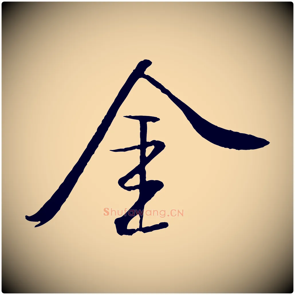金毛笔行书写法,摘自宋代米芾天马赋
