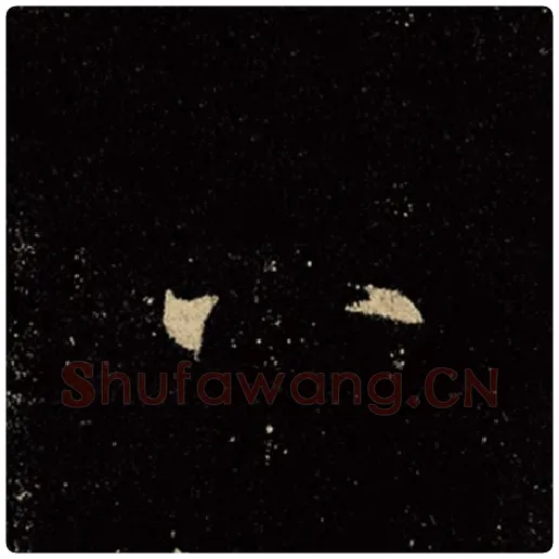 王羲之毛笔行书八字的写法,摘自王羲之书法作品怀仁集王羲之圣教序
