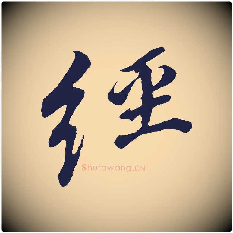經毛笔行书写法,摘自明代董其昌跋孝经