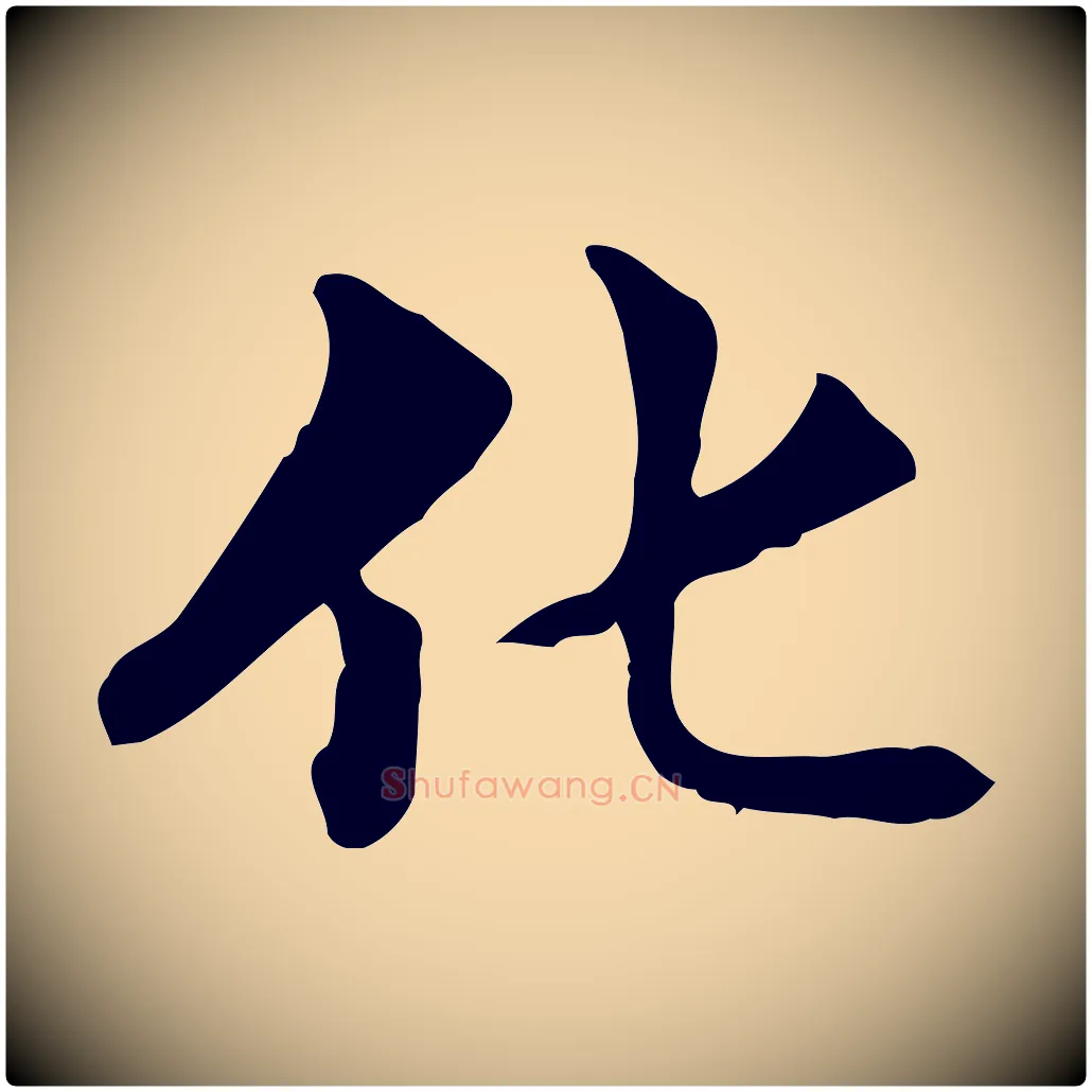 化毛笔行楷写法,摘自明代方孝孺跋游目帖