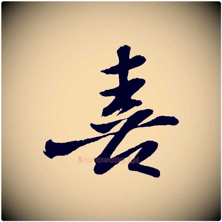 喜毛笔行书写法,摘自宋代苏轼书杜诗帖