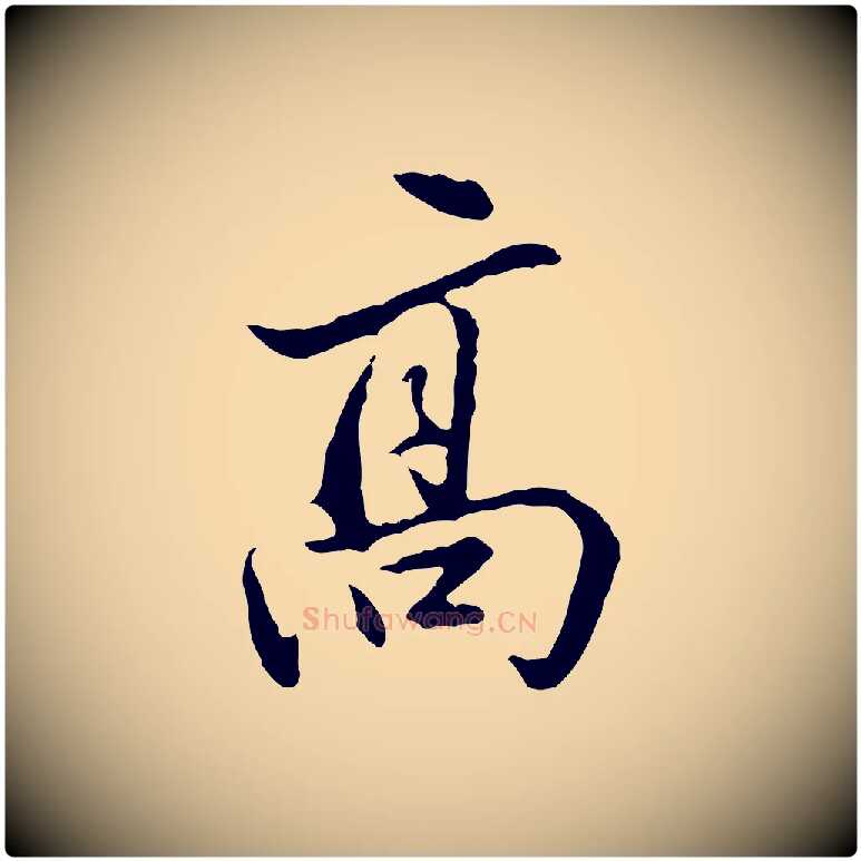 高毛笔行楷写法,摘自明代曾棨天马赋