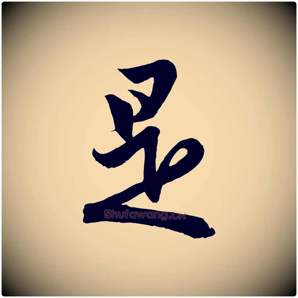 是毛笔行楷写法,摘自元代赵孟頫跋保母帖