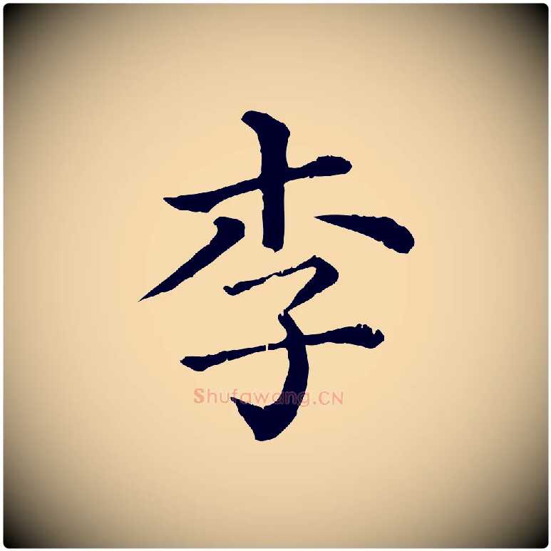李毛笔行楷写法,摘自清代三希堂法帖