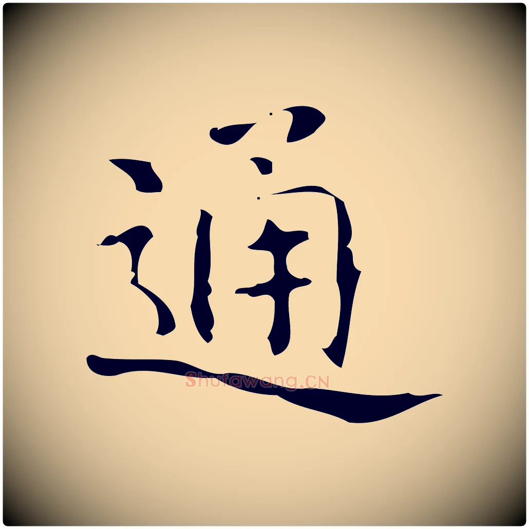 通毛笔行楷写法,摘自唐代万岁通天进帖