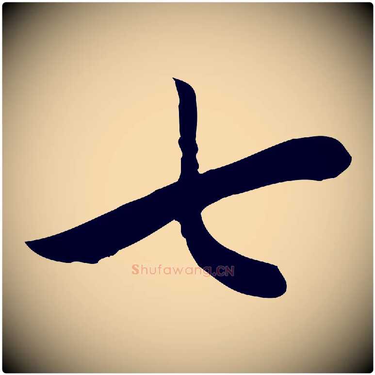 七毛笔行书写法,摘自明代董其昌仿米南宫