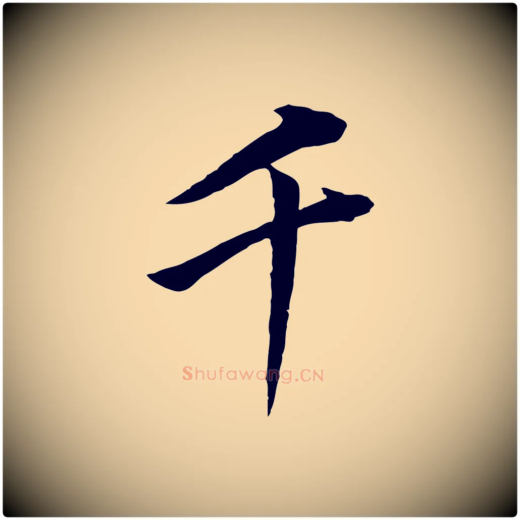 千毛笔行书写法,摘自明代董其昌仿米南宫
