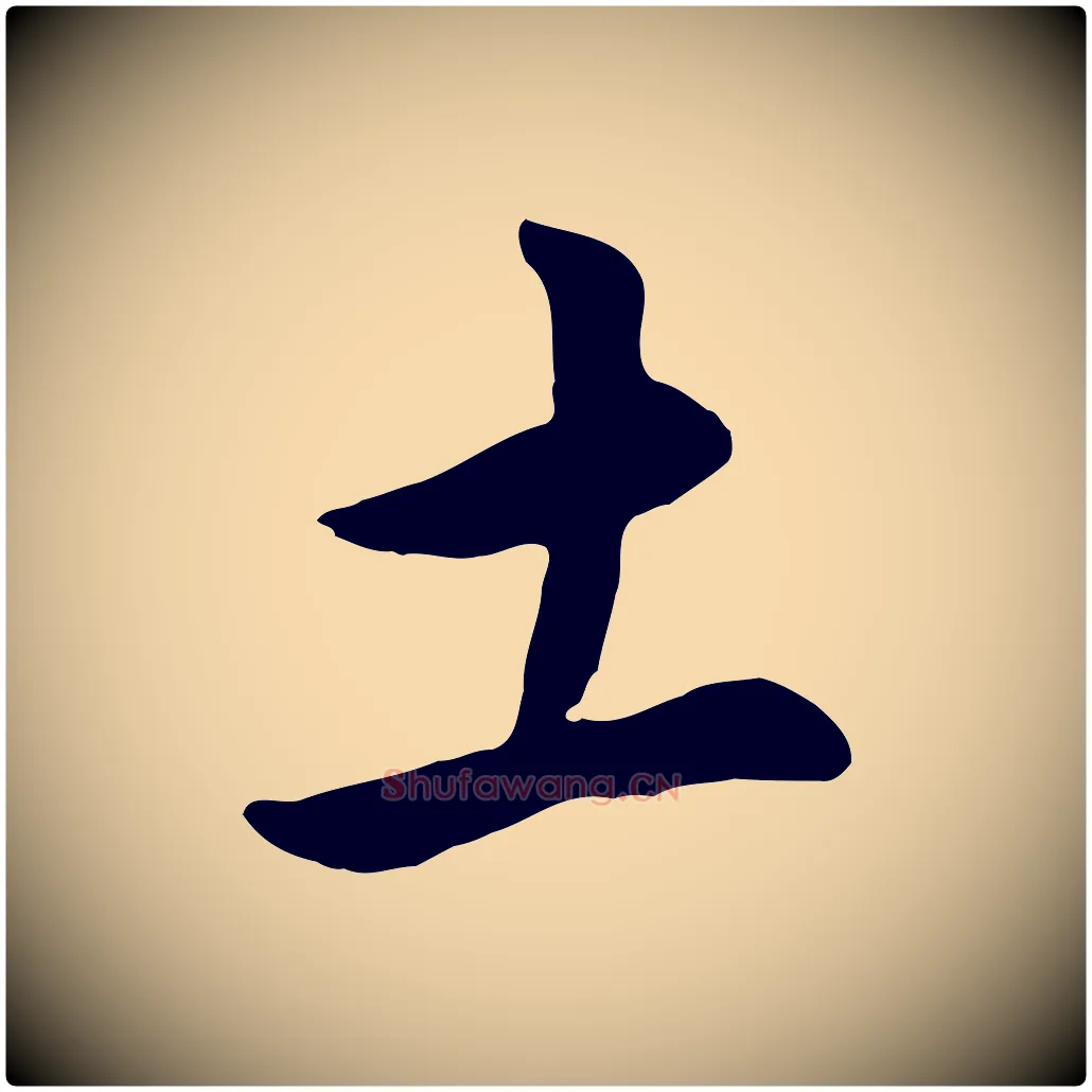 土毛笔行书写法,摘自明代董其昌仿米南宫