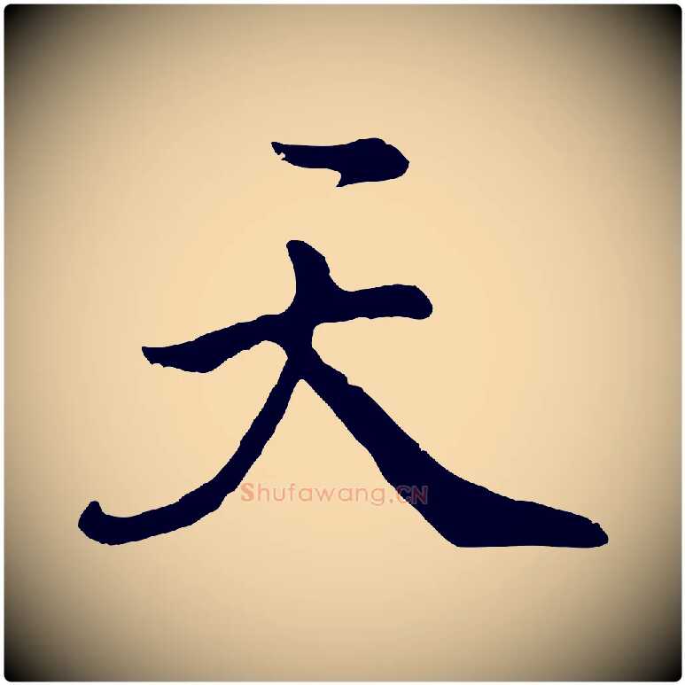 天毛笔行书写法,摘自明代董其昌仿米南宫