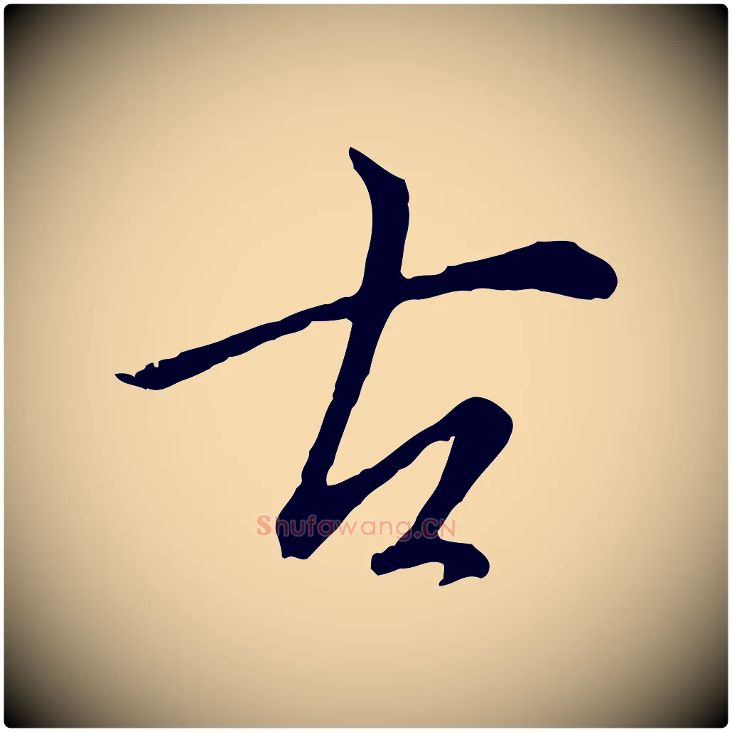 古毛笔行书写法,摘自明代董其昌仿苏文忠公