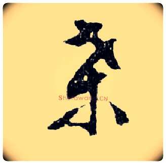 桑毛笔行书写法,摘自明文徵明滕王阁记行草册页