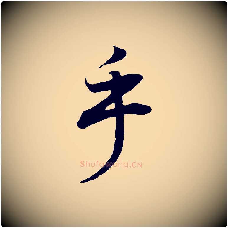 乎毛笔行书写法,摘自明代董其昌邵康节先生自着无名公