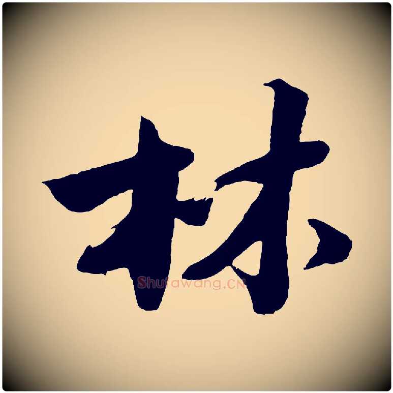 林毛笔行楷写法,摘自明代沈周画跋