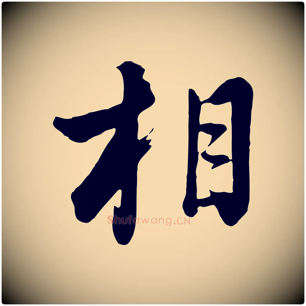 相毛笔行楷写法,摘自清代张照跋韭花帖