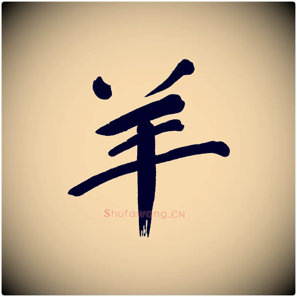 羊毛笔行书写法,摘自明代董其昌传赞上