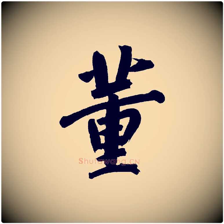 董毛笔行书写法,摘自明代董其昌传赞上