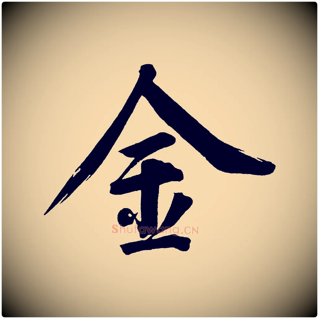 金毛笔行书写法,摘自明代董其昌传赞上