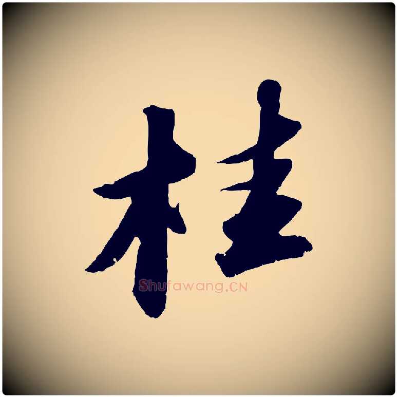桂毛笔行书写法,摘自宋代苏轼洞庭春色赋