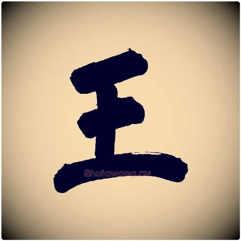 王毛笔行书写法,摘自明代董其昌传赞下