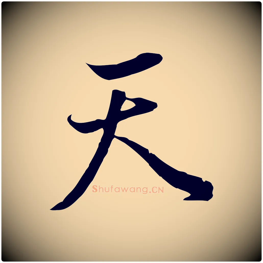 天毛笔行书写法,摘自明代董其昌邵康节先生自着无名公