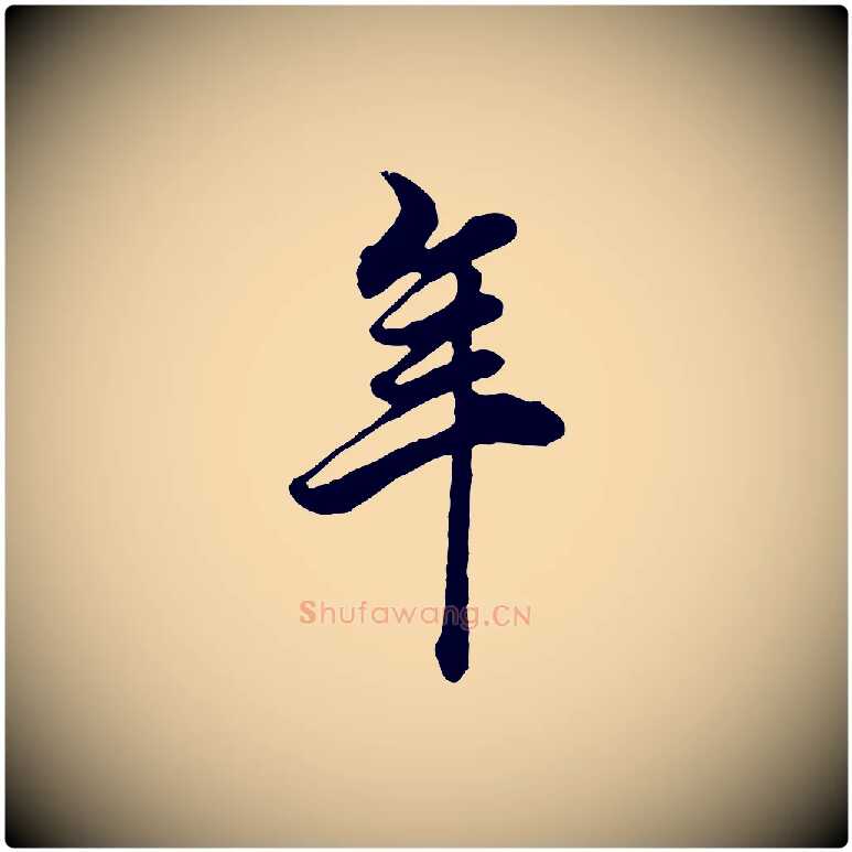 年毛笔行书写法,摘自明代董其昌邵康节先生自着无名公