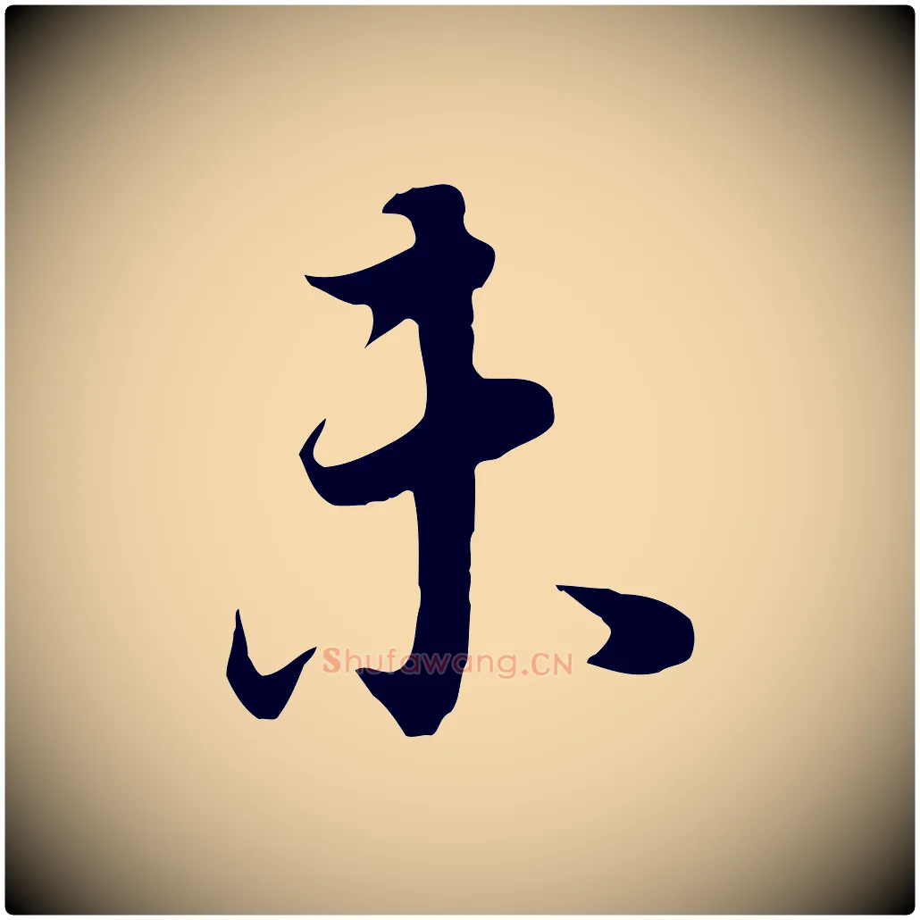 未毛笔行书写法,摘自明代董其昌邵康节先生自着无名公