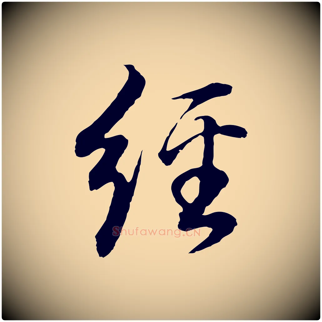 經毛笔行书写法,摘自明代董其昌邵康节先生自着无名公