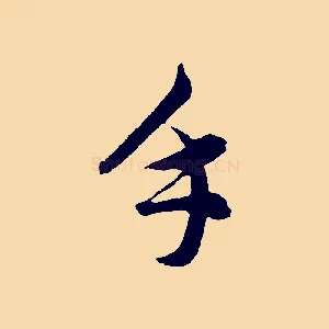 手