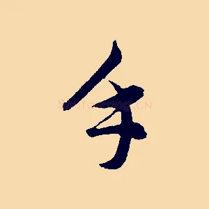 手