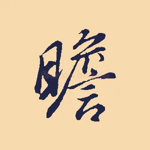 瞻