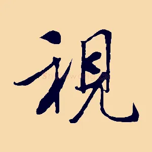 視