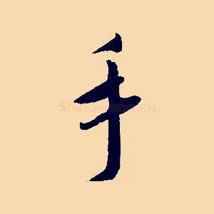 手