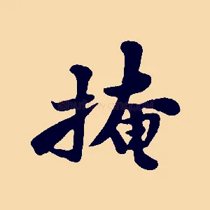 掩