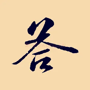 荅