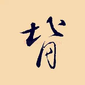 背