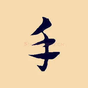 手