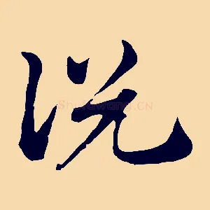 說