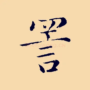 詈