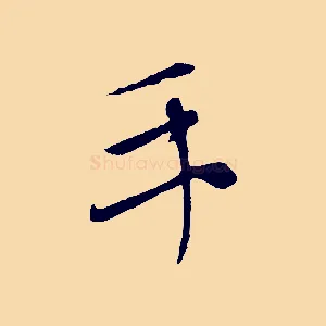 手