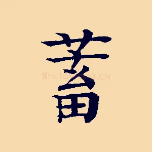 蓄