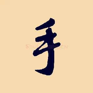 手