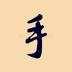 手