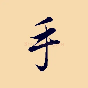 手