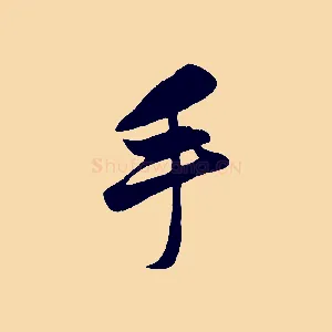 手