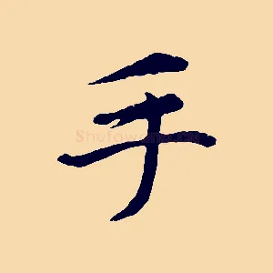 手